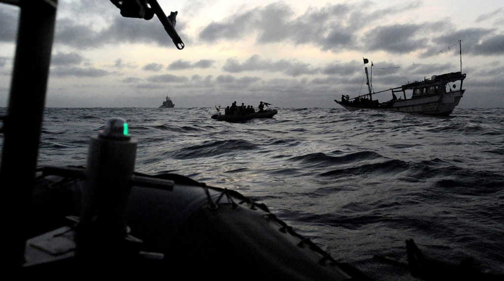 A counter-piracy operation in the Gulf of Aden, off the northeastern coast of Somalia. (file)